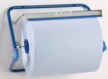 Spender Industriepapier & Handtuchrollen | Wandhalter, bis 40cm, blau | 1  Stück