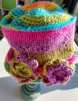 Gehaakte Flower Muts