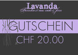 Geschenkgutschein Wert CHF 20.00