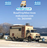 Greece and the northern Coast of the Gulf of Corinth. A RoadTripMini from makepause.com No.20210305