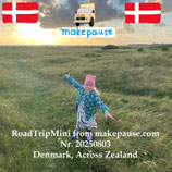 Denmark, across Zealand. A RoadTripMini from makepause.com No.20250803