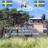 Sweden, Gotland, North. A RoadTripMini from makepause.com No.20250722