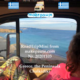 Greece, the Peninsula Chalkidiki. A RoadTripMini from makepause.com No.20201103