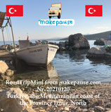 Türkiye, the Mediterranean coast of the Province Izmir, North. A RoadTripMini from makepause.com No.20210120