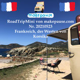 Frankreich, der Westen von Korsika. A RoadTripMini von makepause.com Nr. 20210523