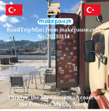 Türkiye, the Mediterranean coast of the Province Muğla, North. A RoadTripMini from makepause.com No.20210114