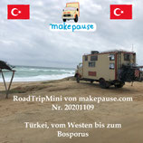 Türkei, vom Westen bis zum Bosporus. Ein RoadTripMini von makepause.com Nr. 20201109