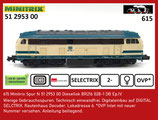 615 Minitrix Spur N 51 2953 00 Diesellok BR216 028-1 DB Ep.IV