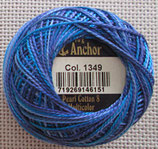 anchor パールコットンマルチカラー＃８　1349