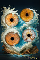 Photographie d' iris en quatuor ( à domicile )