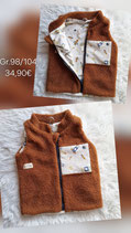Teddyweste aus Boucle Fleece