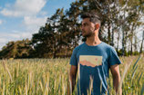 Natural Dye T-shirt Blue