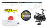 Stucki Fishing Schlepp-SET / Starter-KIT & Combo S-Pirit Boat I - 240cm / Hecht - Schleppausrüstung / Schleppangel-Set