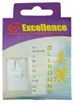 Stucki Fishing Excellence Barbless Hook montiert 70cm - Vorfach mit Angelhaken