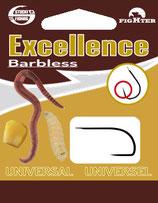 Stucki Fishing Excellence Universal Barbless Hooks montiert 70cm - Vorfach mit Angelhaken