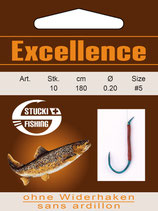 Stucki Fishing Excellence Vorfach m. Haken ohne Widerhaken 180cm - Sbirolino Angel-Vorfach