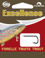 Stucki Excellence Trout / Truit Hooks montiert 200cm - Vorfach mit Angelhaken für Wasserkugel