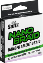 Sufix High Performance Nanobraid 100m Hot Pink 0.08mm / 3.7Kg - Geflechtschnur / Geflochtene Angeschnur