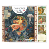 Calendrier 2026 "Gwenaelle Trolez Créations Mucha"