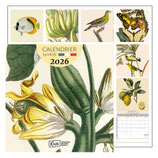 Calendrier 2026 "Illustrations de the Dybdahl Fleurs"