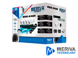 AH04AMER02: KIT 8X4 MHD-840K DVR 8CH MHD-830-08 + 4 CAM MHD-201 + CABLE