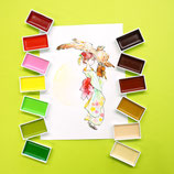 Kuretake aquarel goud - los napje