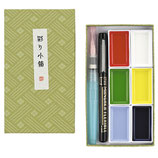 Kuretake cadeauset groen, 6 kleuren