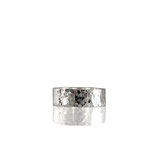 Breiter Ring 'Hammered' 7