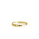 Gehämmerter Ring 2,5 mm - 14k Gelbgold
