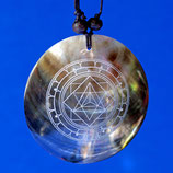Diamant-Muschel-Merkaba-Samenkorn der Erleuchtung