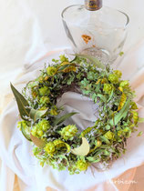 ホップのナチュラルリース