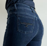 Rawhide Antos Skinny Vintage Blue Black Logo