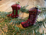 Weihnachtsbaumschmuck Westernstiefel