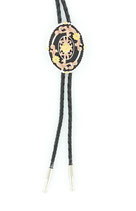 Bolo Tie "Flowers"