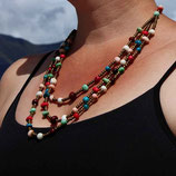 Acai Berry Statement Necklace -Multicolor