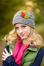 Jolly Wool Gray Beanie /Hat