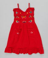 Sol Baby Red Sundress