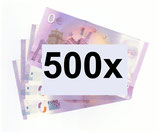 Großes Spar-Paket (500 diverse Null-Euro-Scheine)