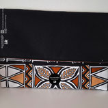 Housse d'ordinateur 16"- wax imprimé bogolan & canvas