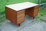 Vintage houten bureau Huizenga