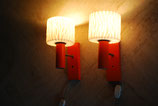 Vintage oranje wandlamp