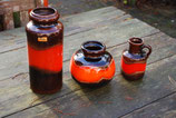 Vintage West Germany vazen (3)