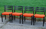 Set van 4 Fristho eetkamerstoelen