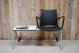 Wachtkamerset  Kusch & Co tafeltje met zwarte stoel
