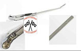 BRACCIO TERGICRISTALLO CROMATO RIPOSO LATO SX CLASSIC MINI AUSTIN ROVER INNOCENTI