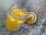 Bougie en cire d'abeilles "en pot"