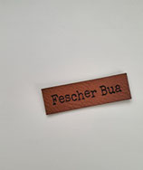 Kunstlederlabel Fescher Bua braun