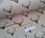 Hirschgeweih taupe