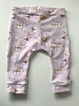 Baby broekje roze met vosjes