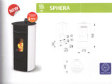 ESTUFA PELLETS REDONDA SPHERA 10,5 KW